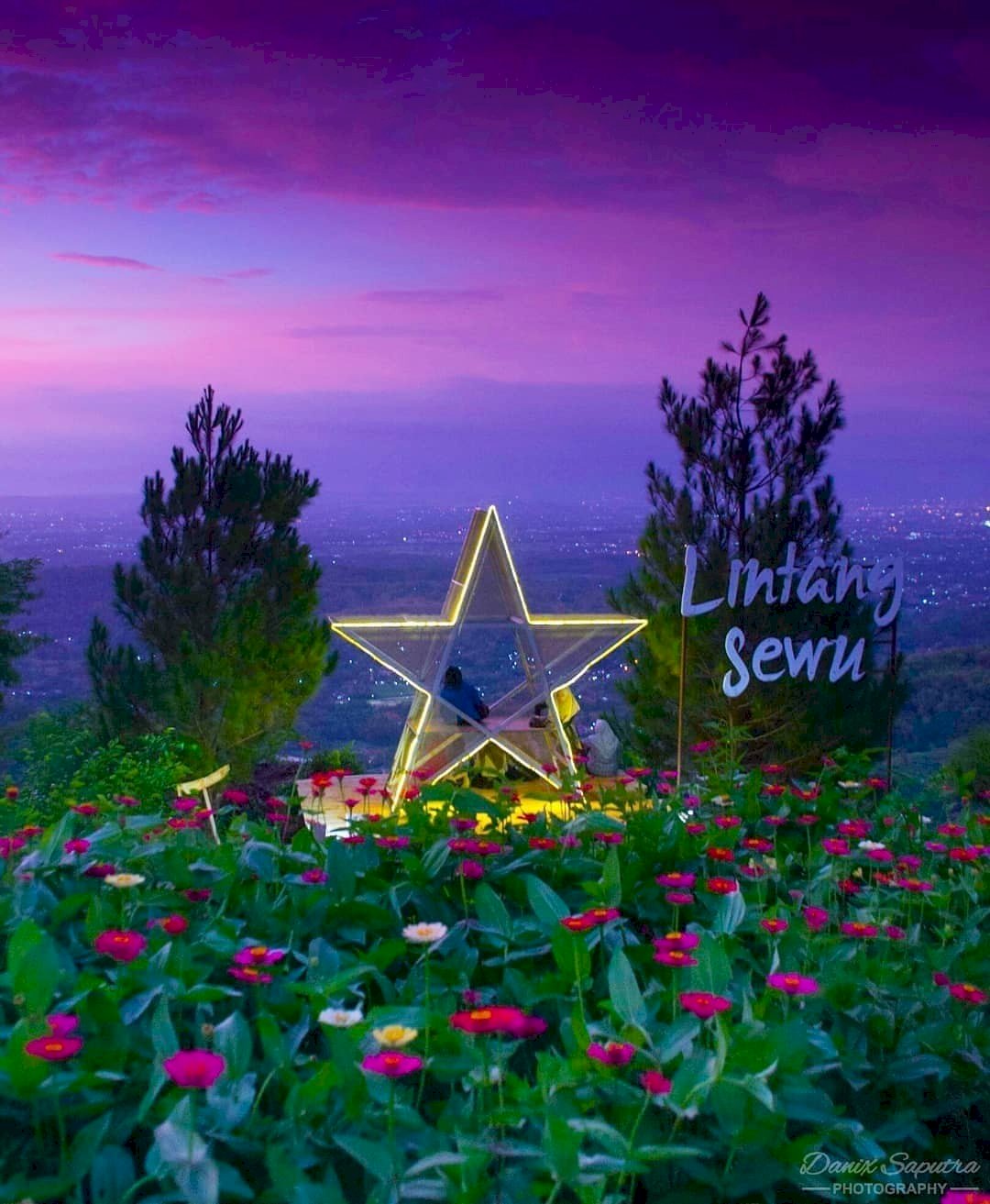 Bukit Lintang Sewu: Spot Melihat Bintang Seindah di Film Romantis. Gambar : ig @danix_saputra