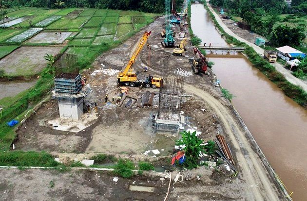 Jembatan Elevated Baru di Tol Jogja-Bawen: Solusi Inovatif untuk Selokan Mataram. Gambar : idnews