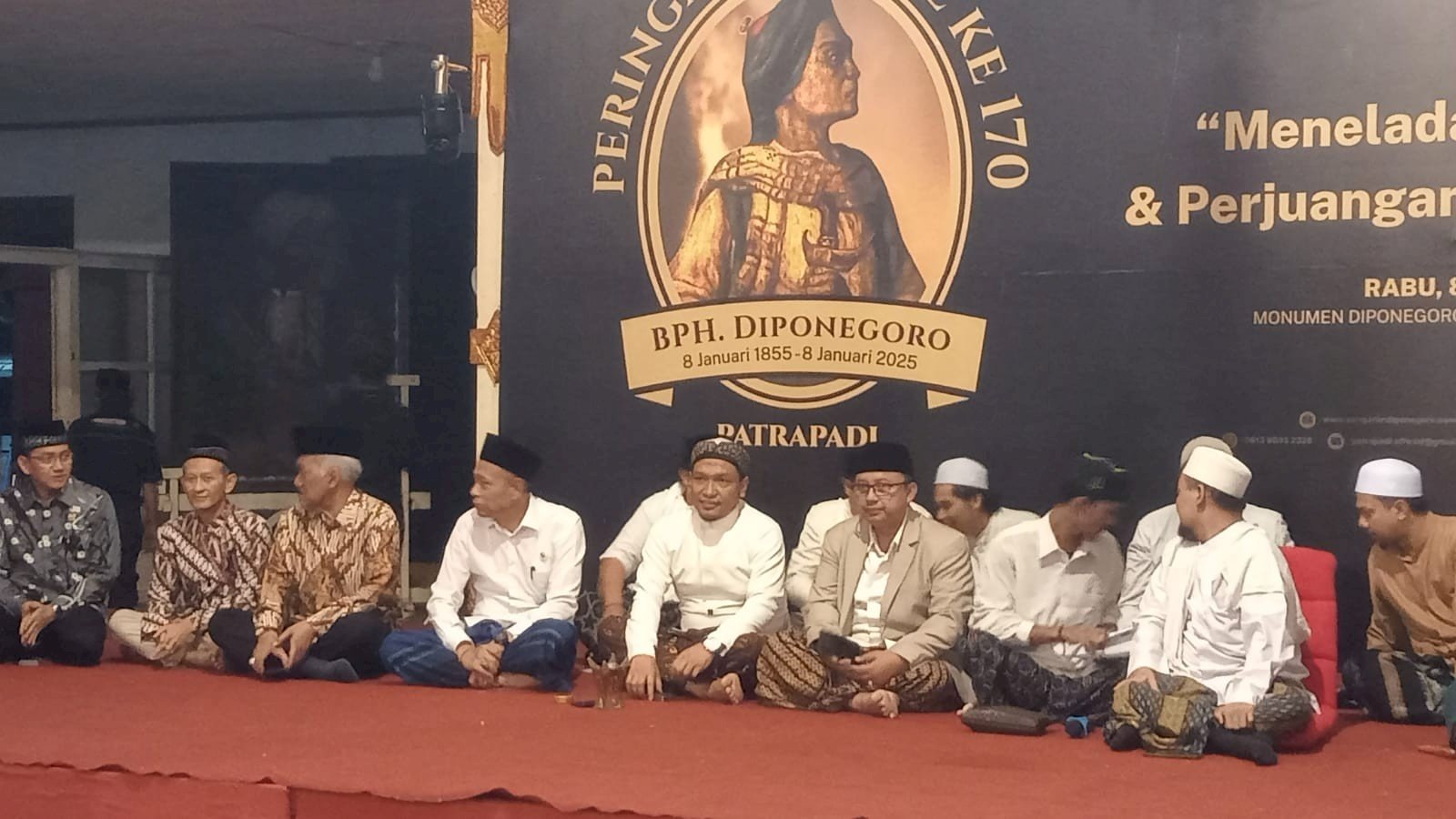 Menggugah Semangat Nasionalisme, Haul ke-170 Pangeran Diponegoro Bertepatan 200 Tahun Perang Jawa. Gambar : 