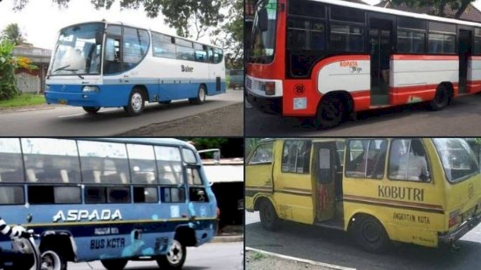 Nostalgia yuk! Beberapa Bus di Jogja yang Berjaya Era 1980 sampai 1990-an. Gambar : Twitter/@WarganetBudiman