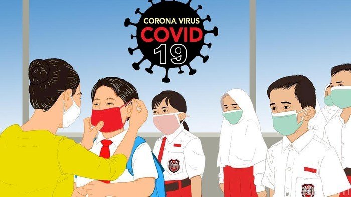 SD - SMP di Jogja Rencanakan Lakukan Uji Coba Sekolah Tatap Muka bulan Mei Besok. Gambar : Detik