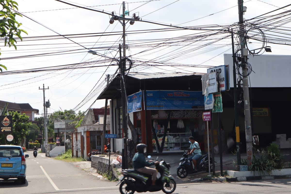 Simpang Strategis di Kota Jogja akan Terbebas dari Kabel Melintang. Gambar : ilustrasi