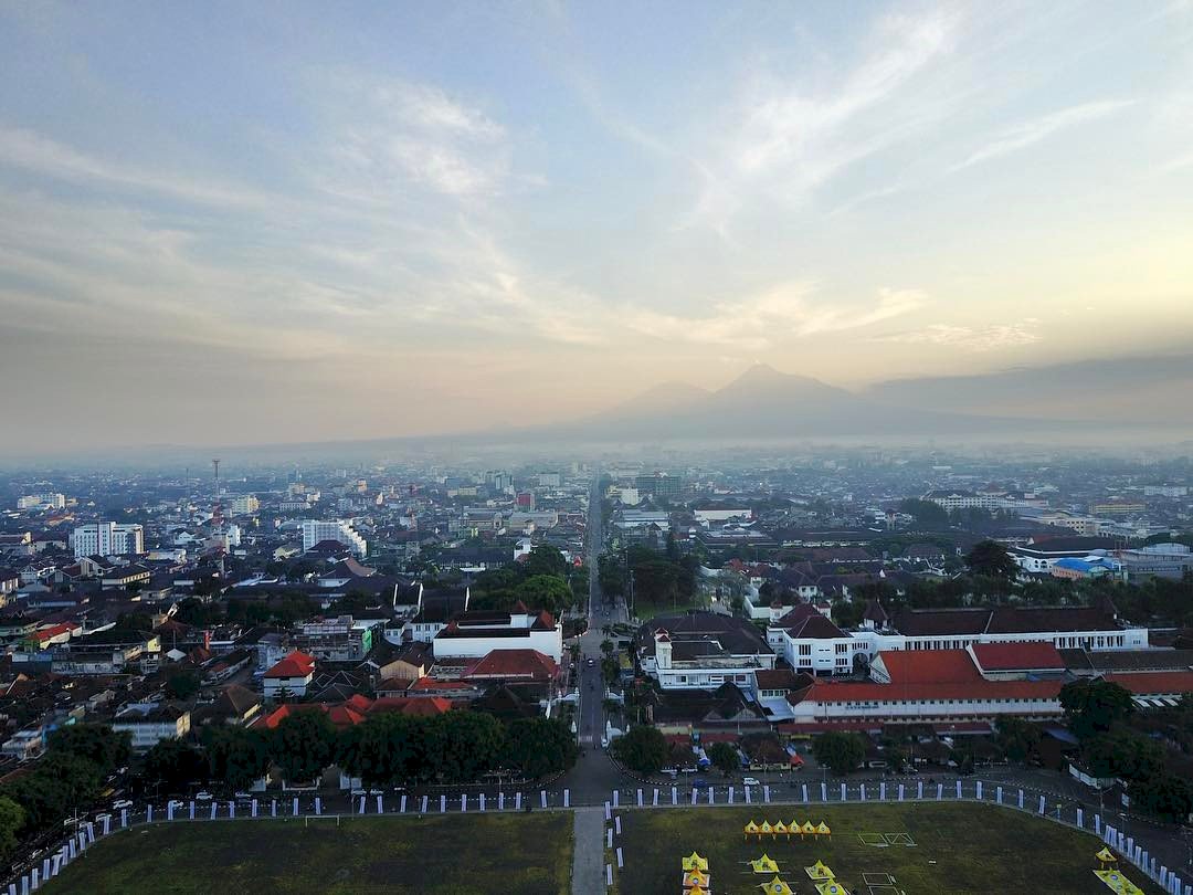 Sumbu Filosofis Yogyakarta (The Cosmological Axis of Yogyakarta) masuk Nominasi Warisan Dunia UNESCO. Gambar : IG: @fajar_pwk