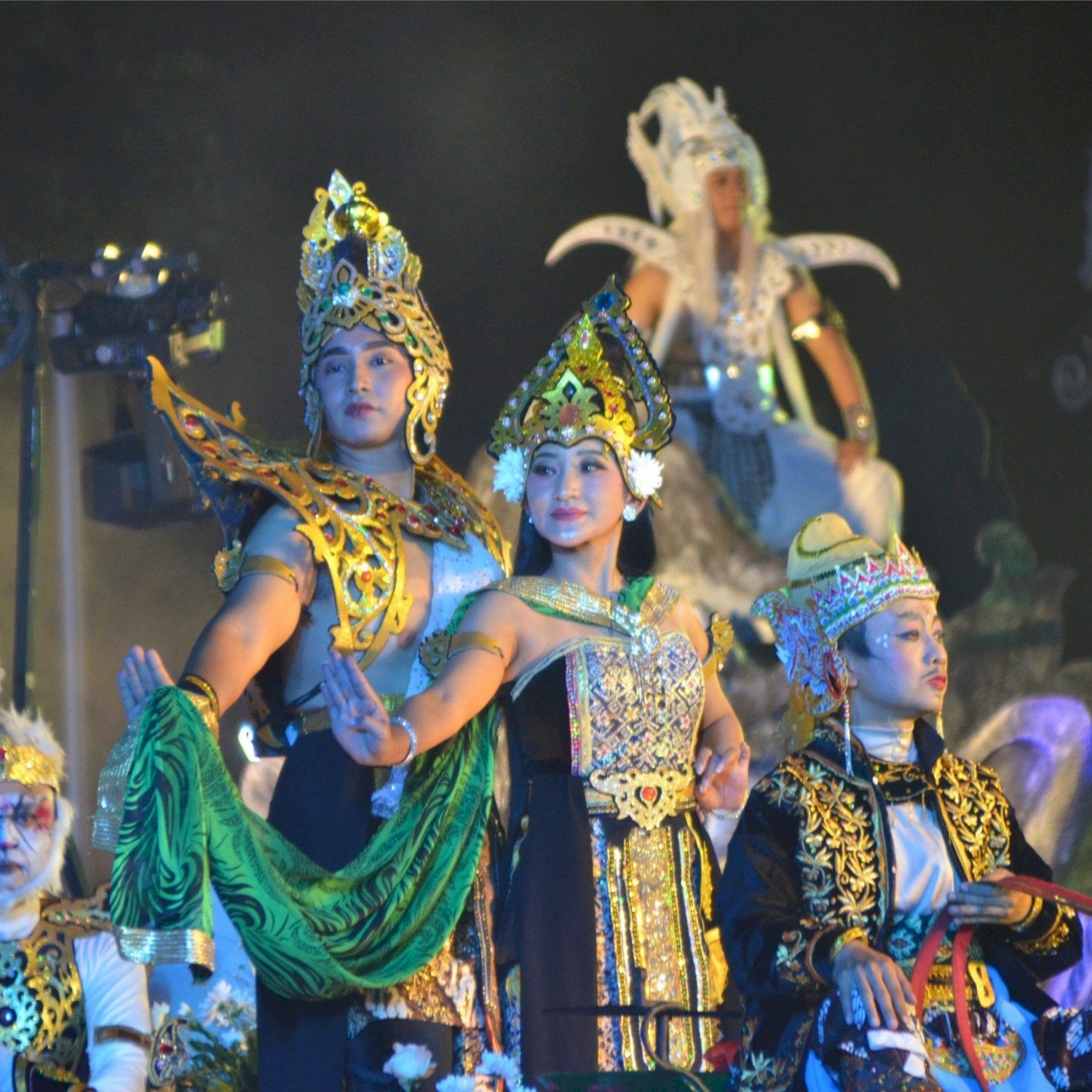 Wayang Jogja Night Carnival (WJNC) 2024 Meriahkan HUT ke-268 Kota Yogyakarta. Gambar : 