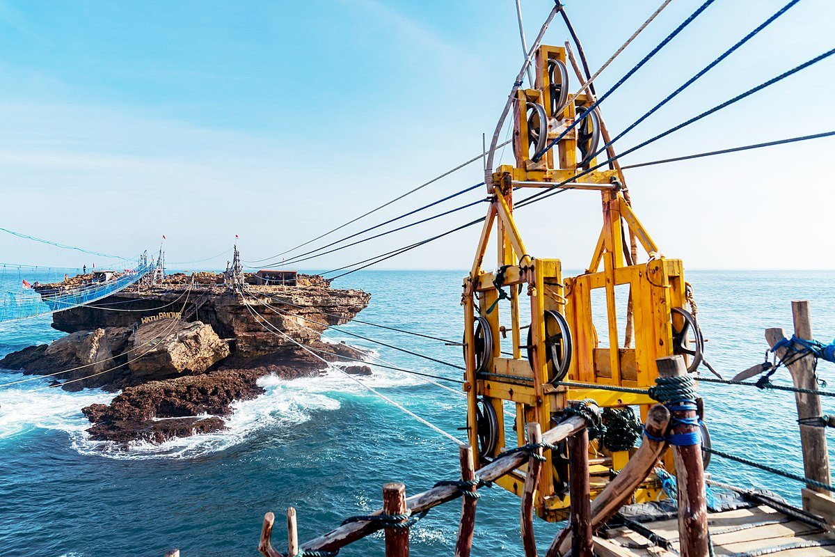 Menantang Ketegangan di Pantai Timang: Menyeberangi Jembatan Gantung Ikonik, dijogja.co. Menantang Ketegangan di Pantai Timang: Menyeberangi Jembatan Gantung Ikonik.